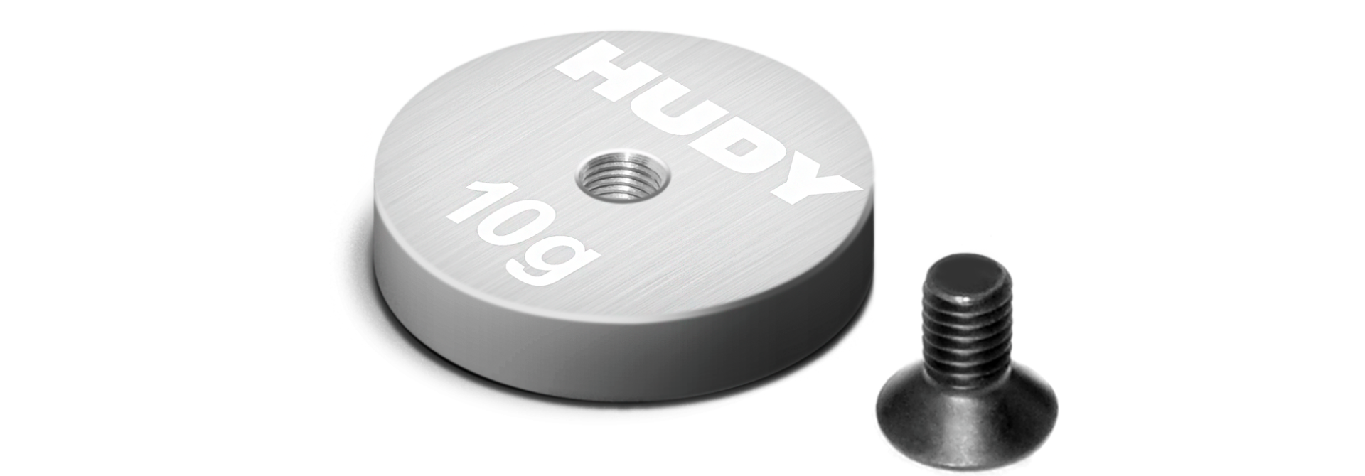 HUDY PURE TUNGSTEN WEIGHT THIN ROUND 15mm WITH M3 - 10g