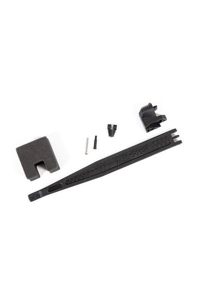 Battery hold-down/ battery clip/ hold-down post/ screw pin/ pivot post screw/ foam spacer (for 300mm wheelbase)