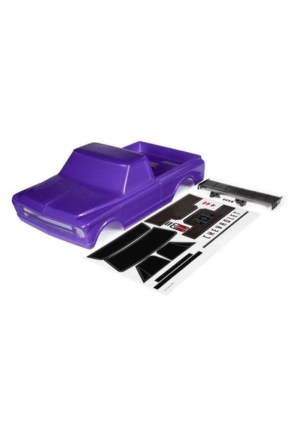 Body, Chevrolet C10 (purple) (includes wing & decals) (requires #9415 series body accessories to complete body)