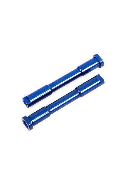 Bellcrank posts, steering (aluminum, blue-anodized)