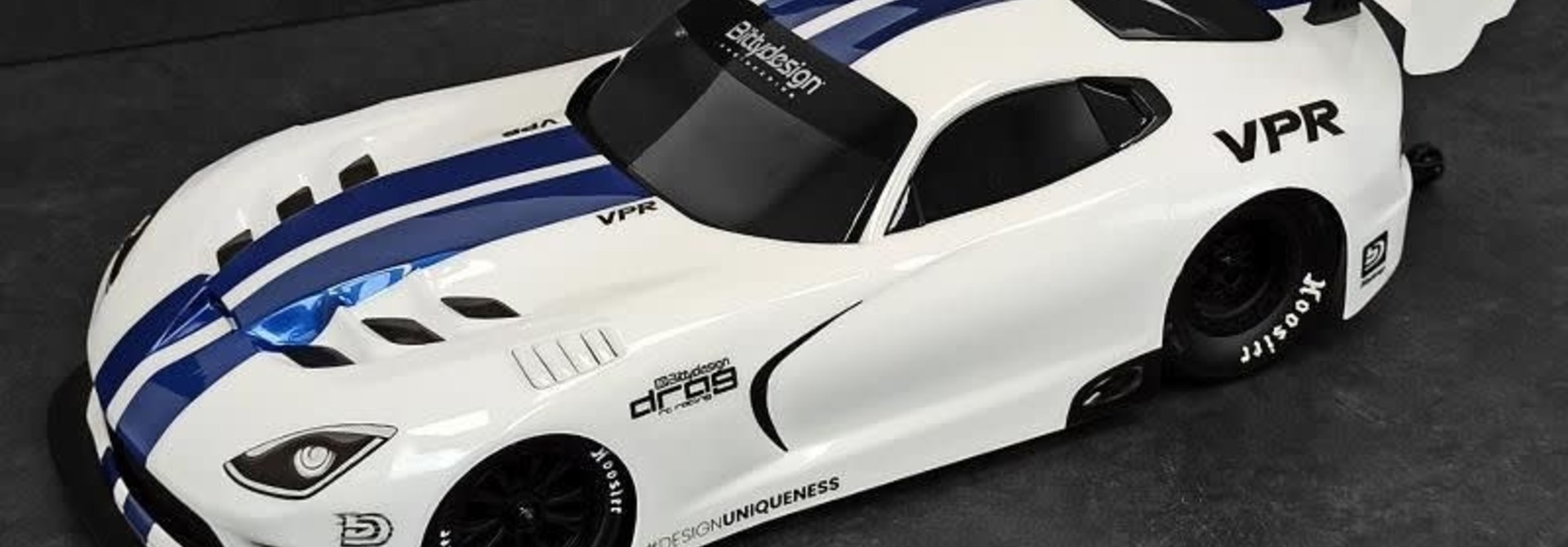 Bittydesign VPR 1/10 No Prep Street Drag racing clear body shell BDDG-VPR