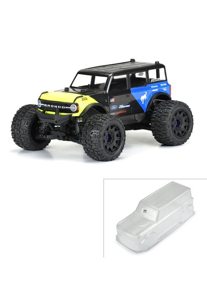 Proline 1/8 2021 Ford Bronco Clear Body: MAXX, E-REVO 2.0