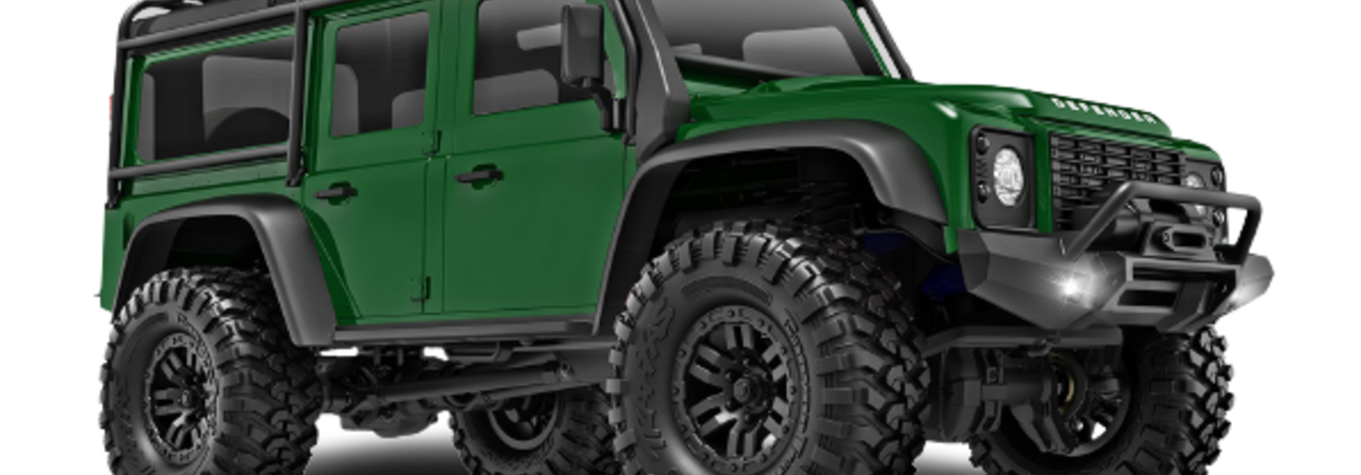 TRX-4M 1/18 Scale and Trail Crawler Land Rover 4WD Electric Truck with TQ Green TRX97054-1GRN