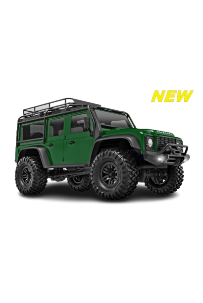 TRX-4M 1/18 Scale and Trail Crawler Land Rover 4WD Electric Truck with TQ Green TRX97054-1GRN