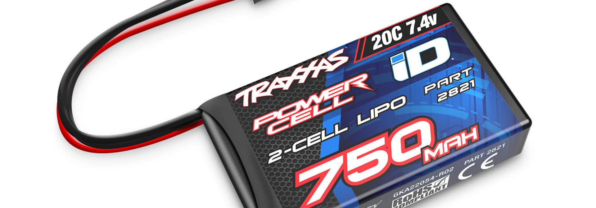 Power Cell LiPo750mAh 7.4V 2S 20C TRX2821