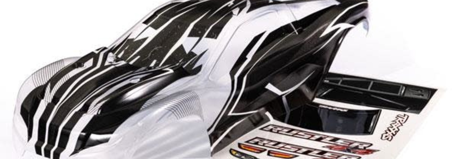 Body, Rustler 4X4, ProGraphix (graphics are printed, requires paint & final color application)/ decal sheet