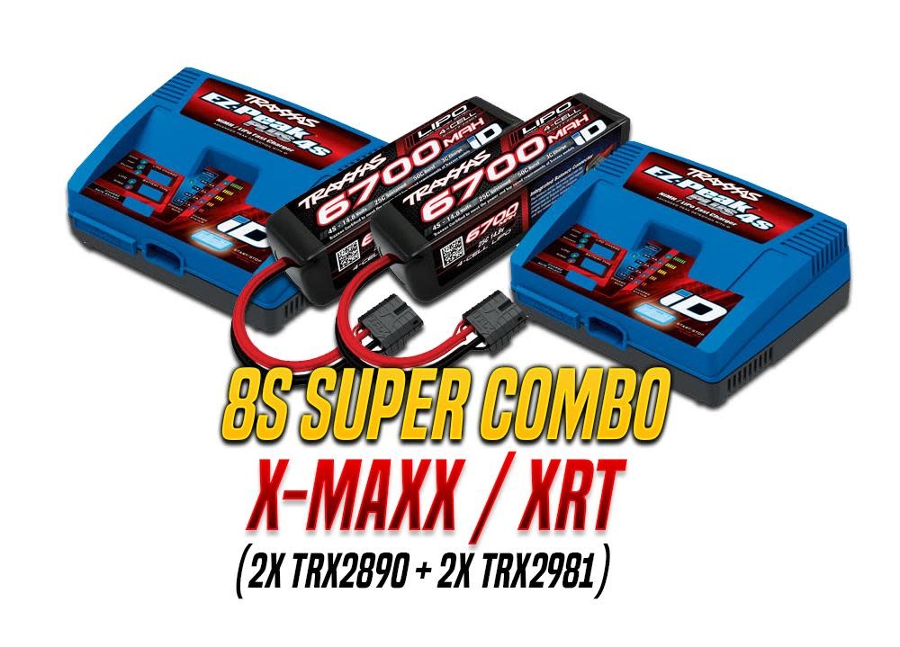 Traxxas Battery/Charger Completer Pack X2 (Includes 2981 ID Charger (2