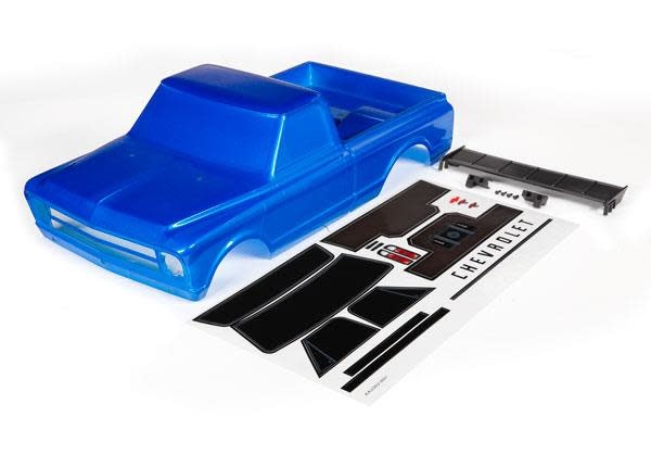 Body, Chevrolet C10 (blue) (includes wing & decals) (requires #9415 series body accessories to complete body)-2