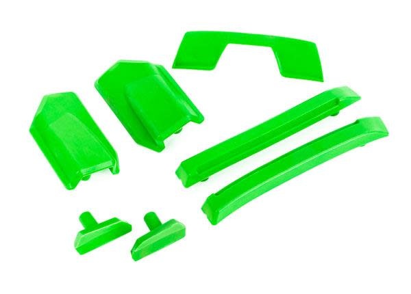 Body reinforcement set, green/ skid pads (roof) (fits #9511 body)-3