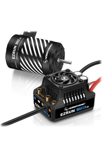 Hobbywing Ezrun MAX10 G2 80A Combo with 3652SD-5400kV 3,175 shaft