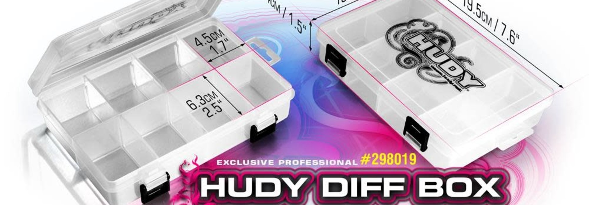 HUDY DIFF BOX - 8-COMPARTMENTS. H298019