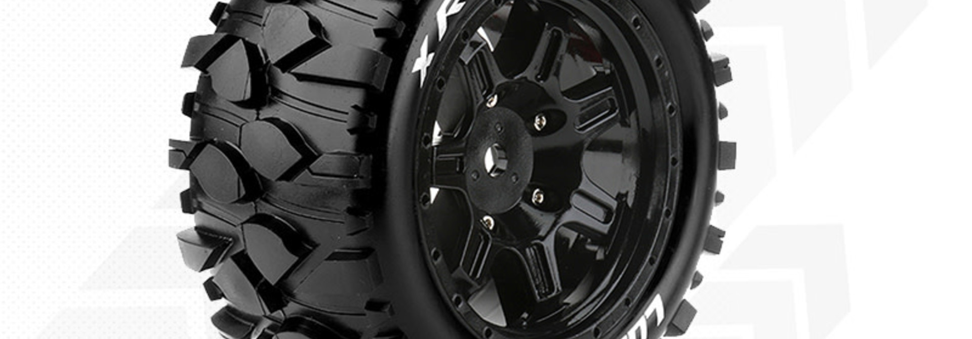 Louise RC - MFT - X-ROWDY - X-Maxx Serie - Mounted - Sport - Black wheels - Hex 24mm - L-T3351B (LR-T3351B)