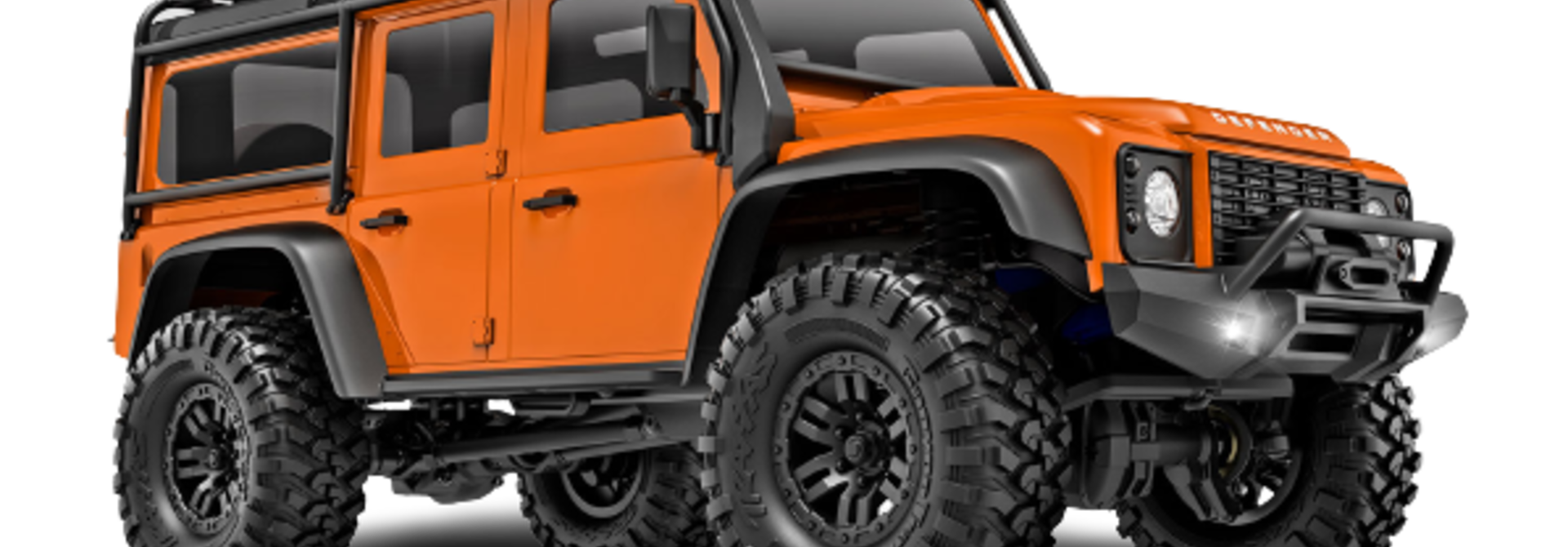 TRX-4M 1/18 Scale and Trail Crawler Land Rover 4WD Electric Truck with TQ Orange TRX97054-1ORNG