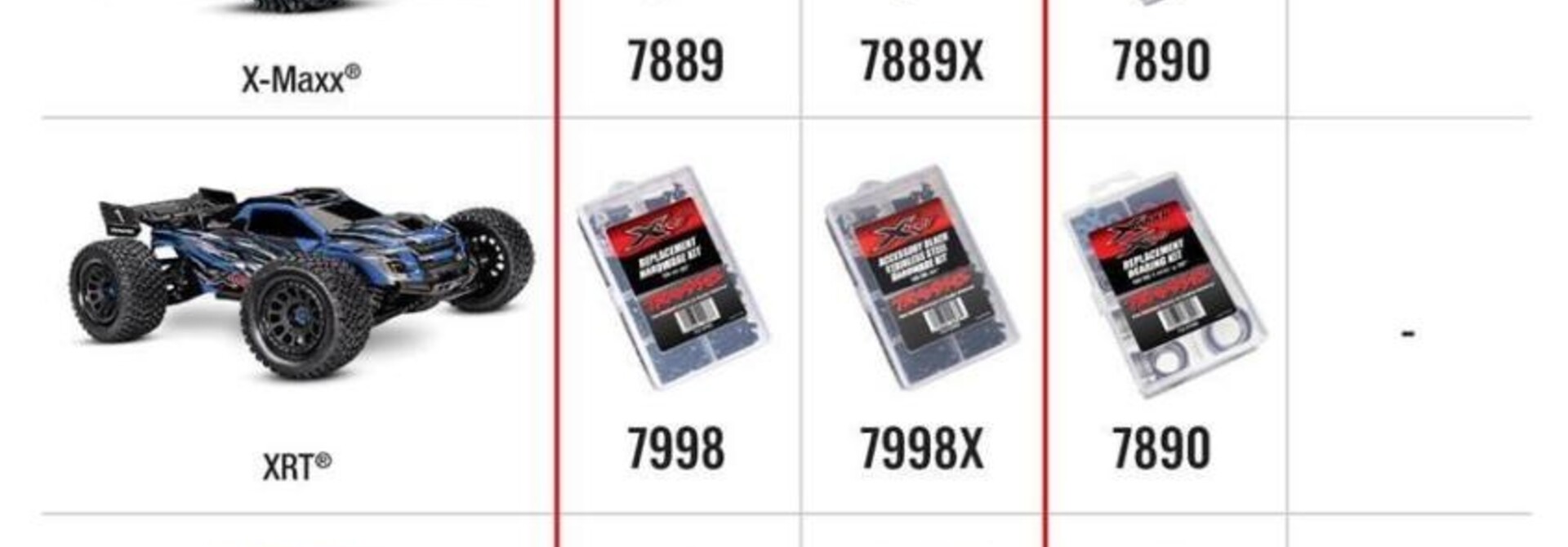 Ball bearing kit, TRX-4 (complete)