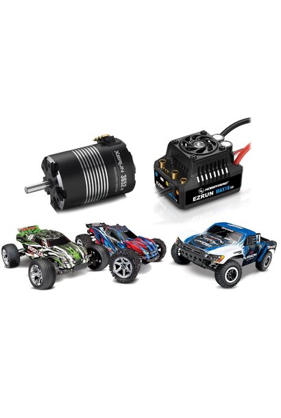 Hobbywing Upgrade set 1/10 2WD / 4WD fits Traxxas Rustler/Slash 6100 KV Max 2S