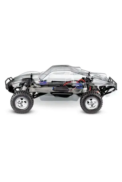 Slash 2WD Unassembled Kit: 1/10 Scale 2WD Short Course Racing Truck with clear body, TQ 2.4GHz radio system, and XL-5 ESC TRX58014-4