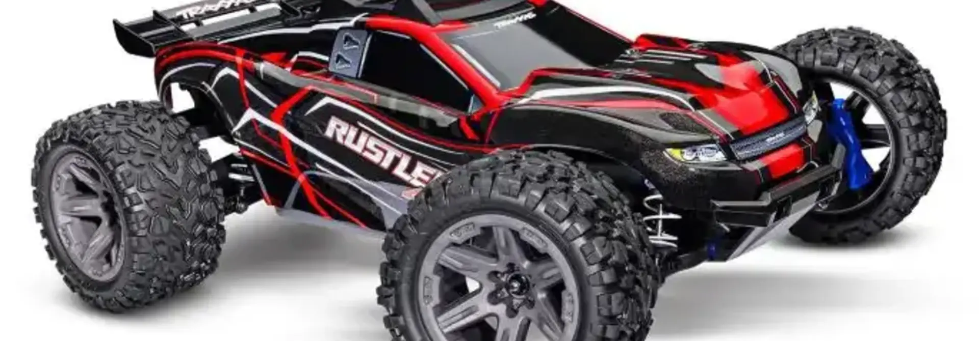 Rustler 4X4 Brushless BL-2s: 1/10-scale 4WD Stadium Truck TQ 2.4GHz - Red TRX67164-4Red