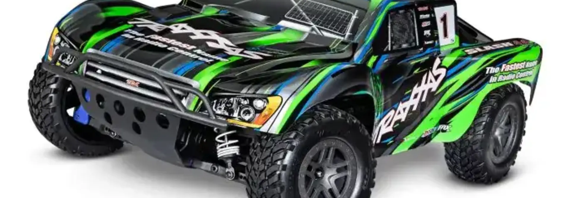 Slash 4X4 Brushless BL-2s: 1/10 Scale 4WD Electric Short Course Truck TQ 2.4GHz - Green TRX68154-4GRN