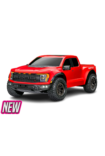 Ford F-150 Raptor R 4X4: 1/10 Scale 4WD Truck with TQi Red - TRX101076-4RED