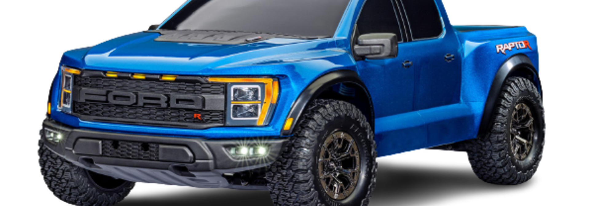 Ford F-150 Raptor R 4X4: 1/10 Scale 4WD Truck with TQi Blue - TRX101076-4BLUE