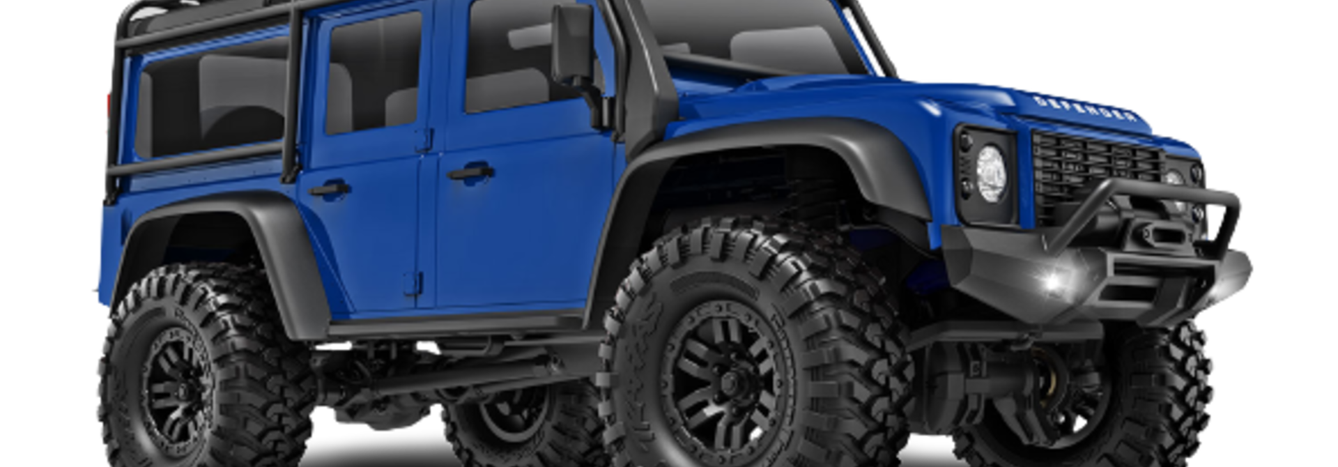 TRX-4M 1/18 Scale and Trail Crawler Land Rover 4WD Electric Truck with TQ Blue TRX97054-1BLUE