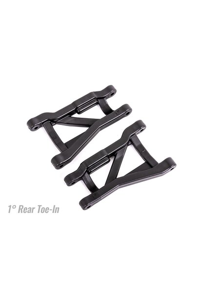 Suspension arms, black, rear (left & right), heavy duty, 1° toe angle (2) TRX9431