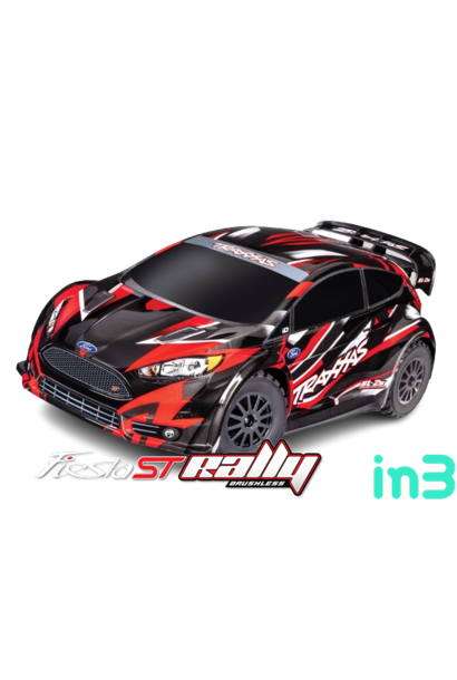 Traxxas Ford Fiesta ST Rally BL-2s - Red TRX74154-4RED