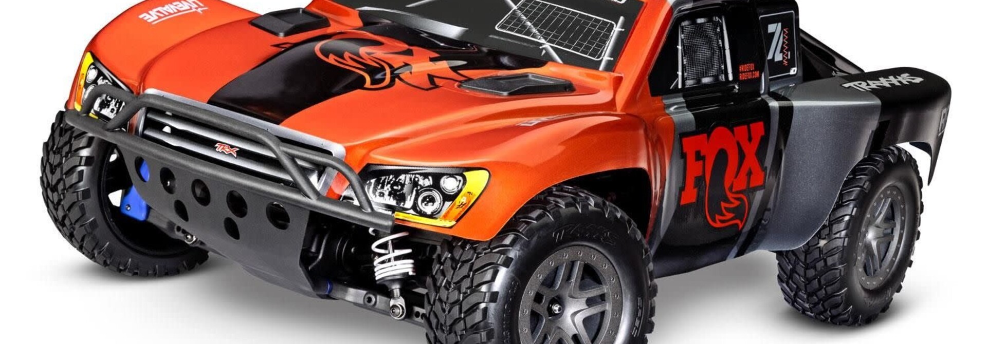 Slash 4X4 Brushless BL-2s: 1/10 Scale 4WD Electric Short Course Truck TQ 2.4GHz - Fox TRX68154-4FOX