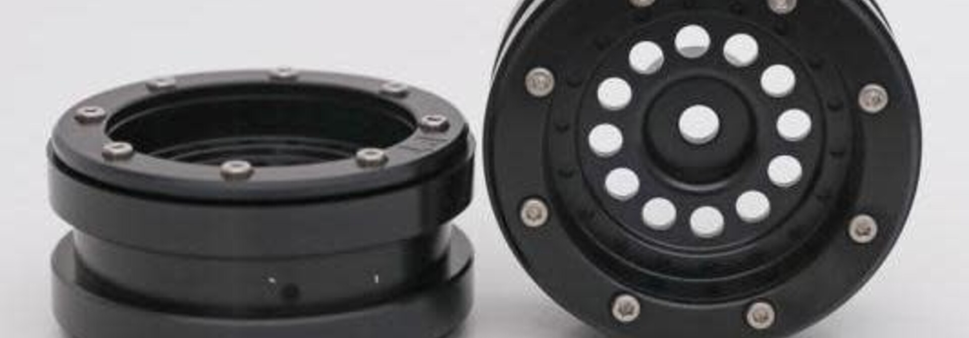 Beadlock Wheels PT-Bullet Black/Black 1.9 (2 pcs) MT0020BB