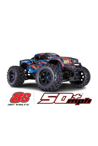 Traxxas X-Maxx 4WD 8S Belted Monster Truck Blue TRX77096-4BLUE