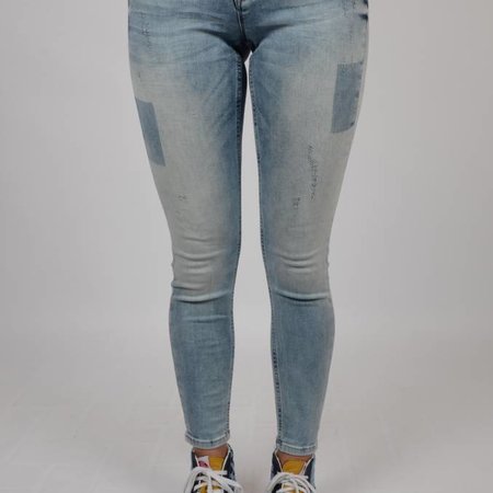 M.O.D  Sina Skinny Ankle Danish Blue Destroyed