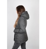 Airforce Herringbone Classic Parka Metal Grey