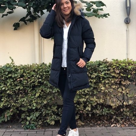 Airforce Airforce Jade Jacket RF Oxford Nylon Dark Navy Blue