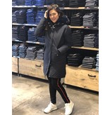 Airforce Airforce Double Zip Fishtail Parka Dark Navy Blue