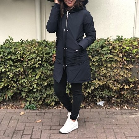 Airforce Airforce Double Zip Fishtail Parka Dark Navy Blue