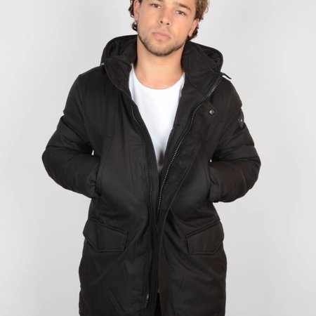 Airforce Airforce Slimfit Herringbone Parka True Black