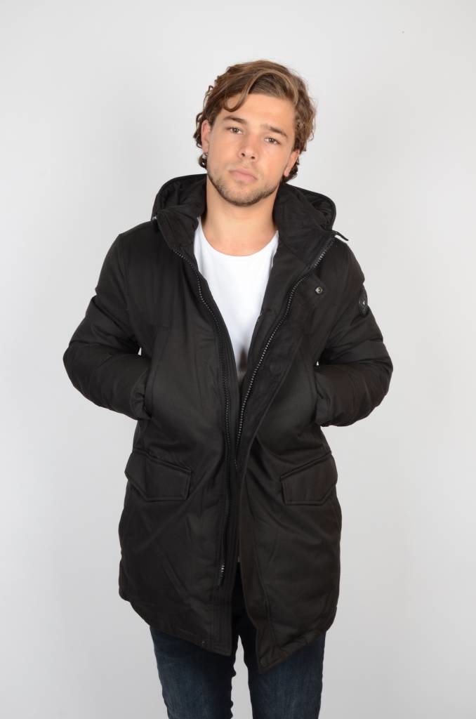 airforce slimfit herringbone parka