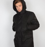 Airforce Airforce Slimfit Herringbone Parka True Black