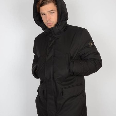 Airforce Airforce Slimfit Herringbone Parka True Black