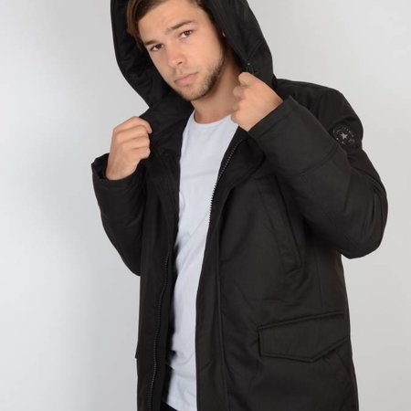 Airforce Airforce Slimfit Herringbone Parka True Black