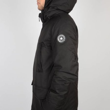 Airforce Airforce Slimfit Herringbone Parka True Black