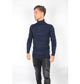 Petrol Petrol Basic Turtleneck Deep Navy