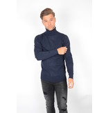 Petrol Petrol Basic Turtleneck Deep Navy