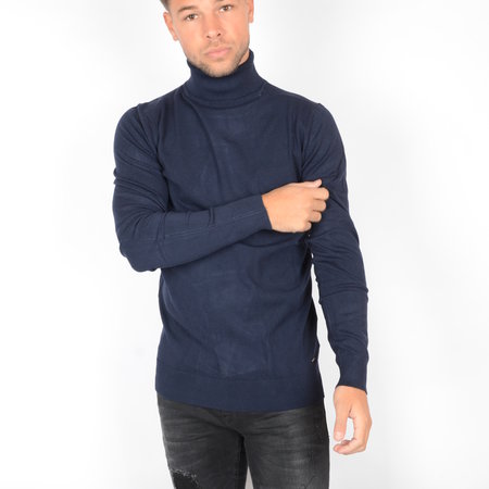 Petrol Petrol Basic Turtleneck Deep Navy