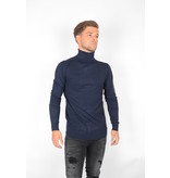 Petrol Petrol Basic Turtleneck Deep Navy