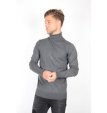 Petrol Petrol Basic Turtleneck Raven Grey
