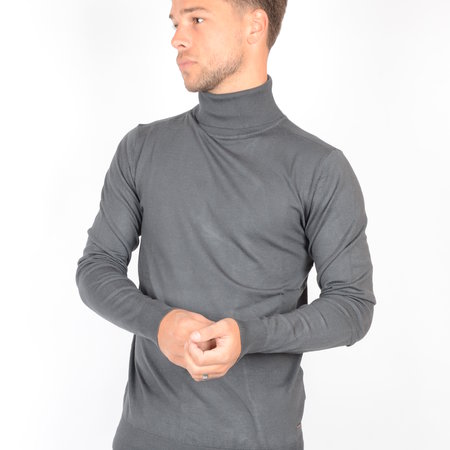 Petrol Petrol Basic Turtleneck Raven Grey