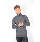 Petrol Petrol Basic Turtleneck Raven Grey