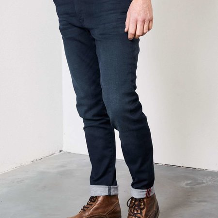 Petrol Seaham Coated Slim Fit Midnight Blue