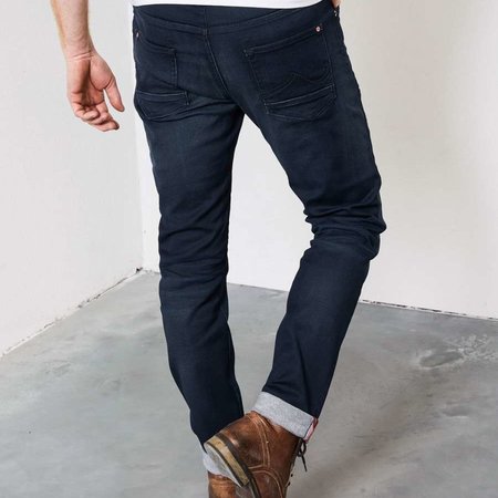 Petrol Seaham Coated Slim Fit Midnight Blue